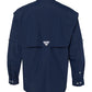 Columbia Men's Bahama Ii Long Sleeve Shirt Blue Size Large