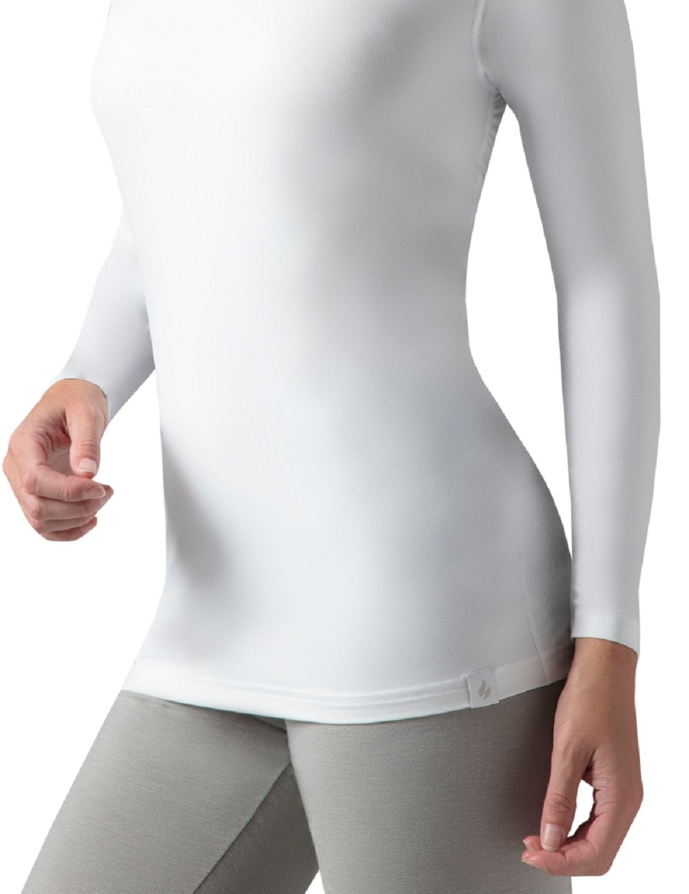Heat Holders Women's Lite Kristy Thermal Top White Size Medium