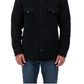 Heat Holders Men's Jax Long Sleeve Solid Shirt Jacket Black Size Large