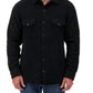 Heat Holders Men's Jax Long Sleeve Solid Shirt Jacket Black Size XX-Large