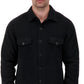 Heat Holders Men's Jax Long Sleeve Solid Shirt Jacket Black Size XX-Large