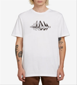 Volcom Men's Stone Sounds Tee White Size X-Large