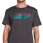 Volcom Men's Night Creep Logo Graphic T-Shirt Gray Size Large
