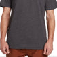 Volcom Men's Night Creep Logo Graphic T-Shirt Gray Size Large