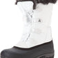 Kamik - Women's Momentum Pull On Rounded Toe Waterproof Fur Trim Ankle Snow Boots