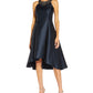 Adrianna Papell Women's Rhinestone High Low Dress Blue Size 16