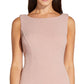 Adrianna Papell Women's Cowl Back Metallic Sheath Dress Pink Size 12