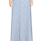 Adrianna Papell Women's Beaded Blouson Gown Blue Size 14