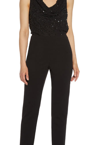 Adrianna Papell Women's Slim Leg Tuxedo Pants Black Size 6