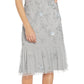 Adrianna Papell Women's Beaded Sheath Dress Gray Size 8