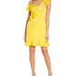 Aidan By Aidan Mattox Women's Ruffled Cocktail Dress Yellow Size 8