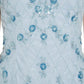 Papell Studio Women's Beaded Sheath Dress Blue Size 10M
