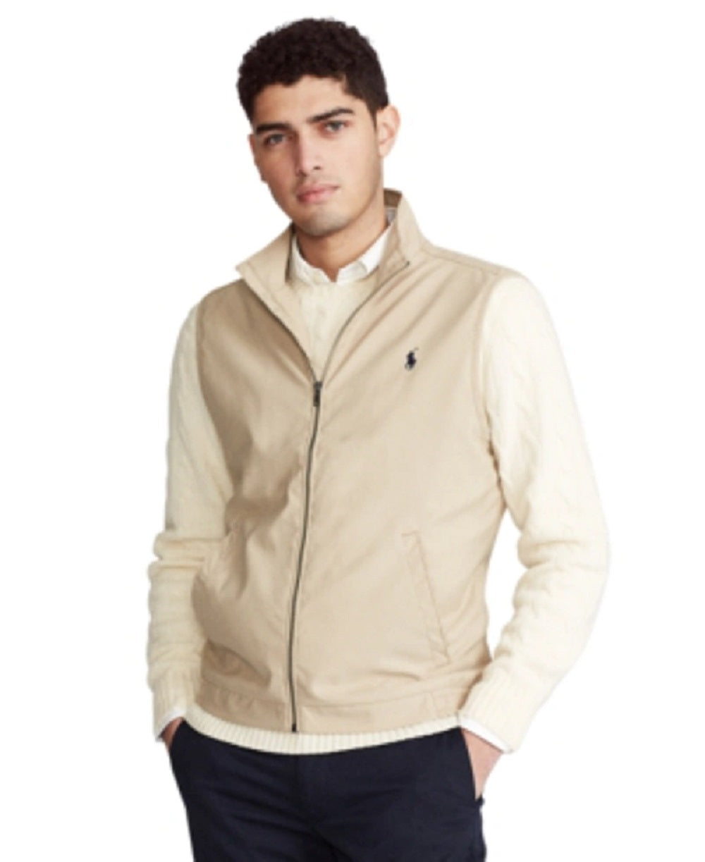 Polo Ralph Lauren Men's Twill Vest Brown Size X-Large