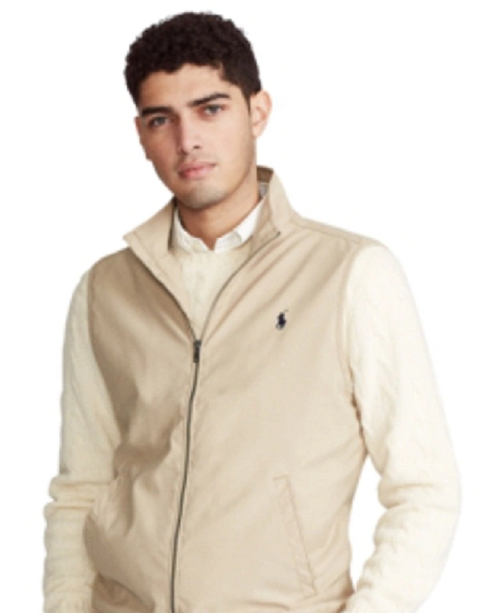 Polo Ralph Lauren Men's Twill Vest Brown Size X-Large