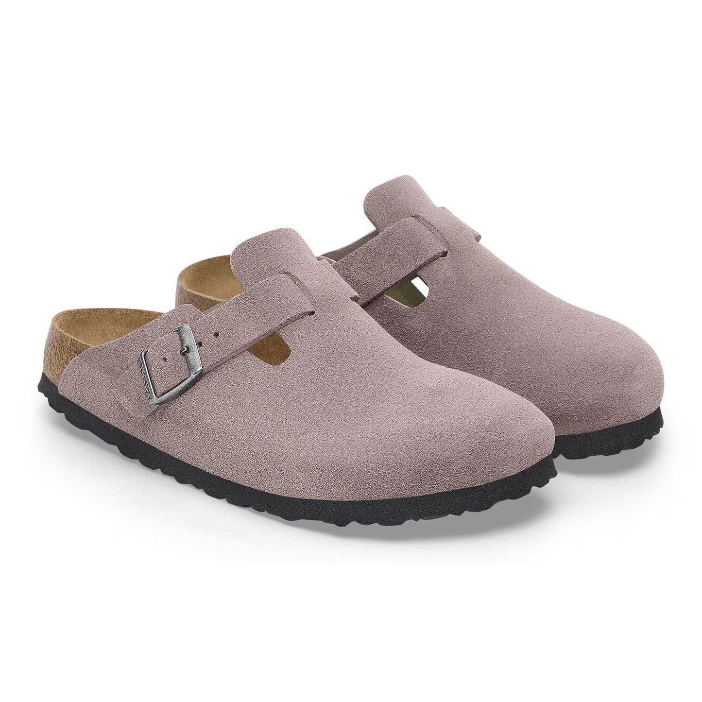 Birkenstock - Women's Boston Soft Footbed Suede Clogs