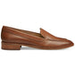 Aerosoles Women's Shoes Bone Leather Loafers Brown Size 6.5