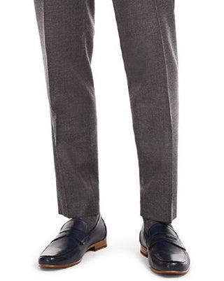 Bar III Men's Slim Fit Flannel Suit Separate Pants Gray Size 29X30