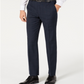 Michael Kors Men's Classic Fit Airsoft Stretch Teal Plaid Suit Separate Pants Blue Size 44X34