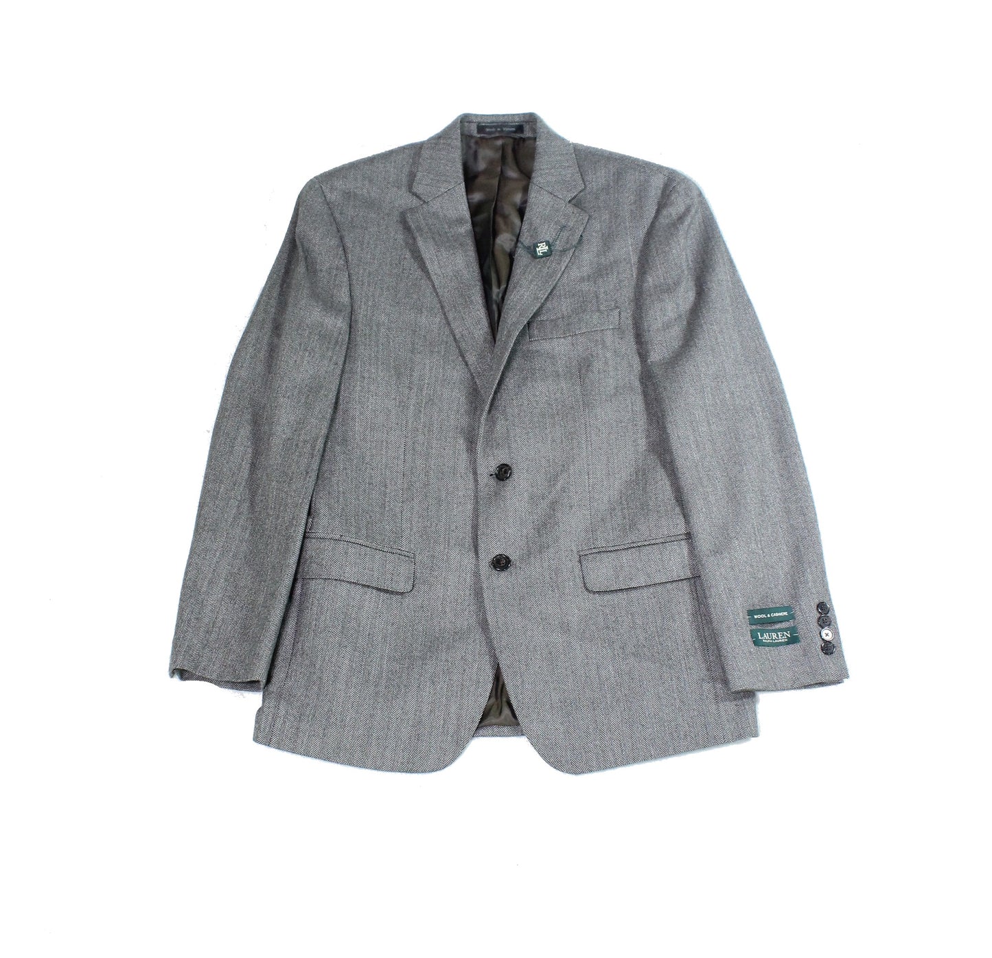 Ralph Lauren Men's Wool Sports Coat Gray Size 42R