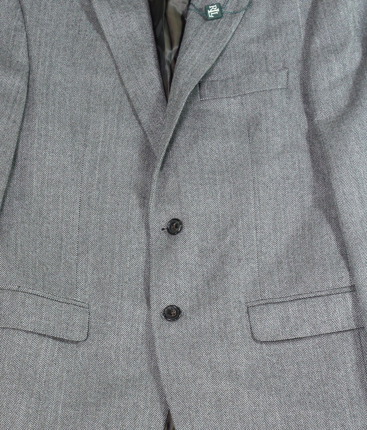 Ralph Lauren Men's Wool Sports Coat Gray Size 42R