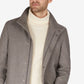 Calvin Klein Men's Mayden Slim Fit Overcoat Gray Size 42