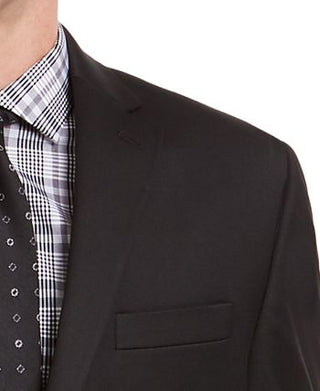 Izod Men's Classic Fit Suit Jackets Black Size 44