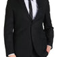 Michael Kors Men's Modern Fit Airsoft Stretch Suit Jackets Black Size 48