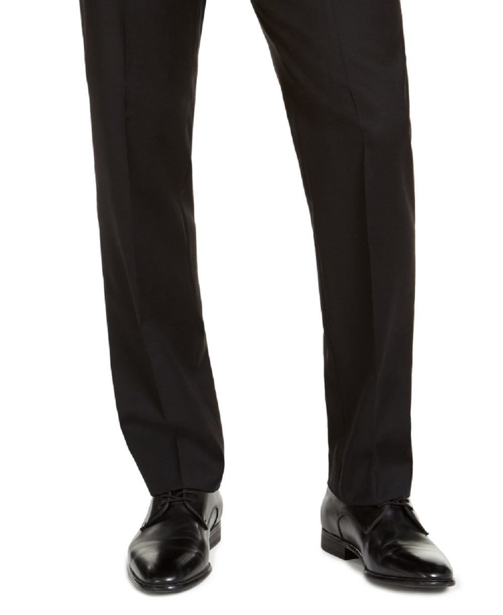 Michael Kors Men's Modern Fit Airsoft Stretch Suit Pants Black Size 38X32