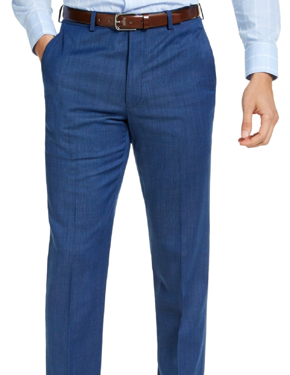 Michael Kors Men's Modern Fit Airsoft Stretch Suit Pants Blue Size 32X30