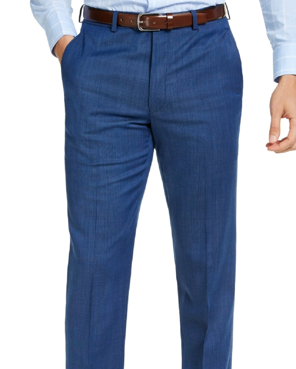 Michael Kors Men's Modern Fit Airsoft Stretch Suit Pants Blue Size 36X34