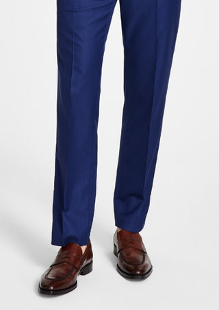 Alfani Men's Slim Fit Stretch Solid Suit Pants Blue Size 30X32