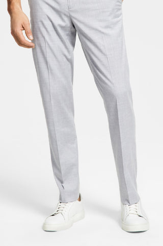Alfani Men's Slim Fit Stretch Solid Suit Pants Gray Size 36X34