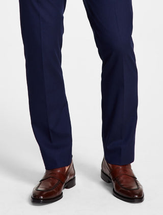 Alfani Men's Slim Fit Stretch Solid Suit Pants Blue Size 32X30
