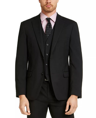Alfani Men's Slim Fit Stretch Solid Suit Jacket Black Size 36
