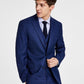 Alfani Men's Slim Fit Stretch Solid Suit Jacket Blue Size 42