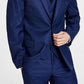 Alfani Men's Slim Fit Stretch Solid Suit Jacket Blue Size 38