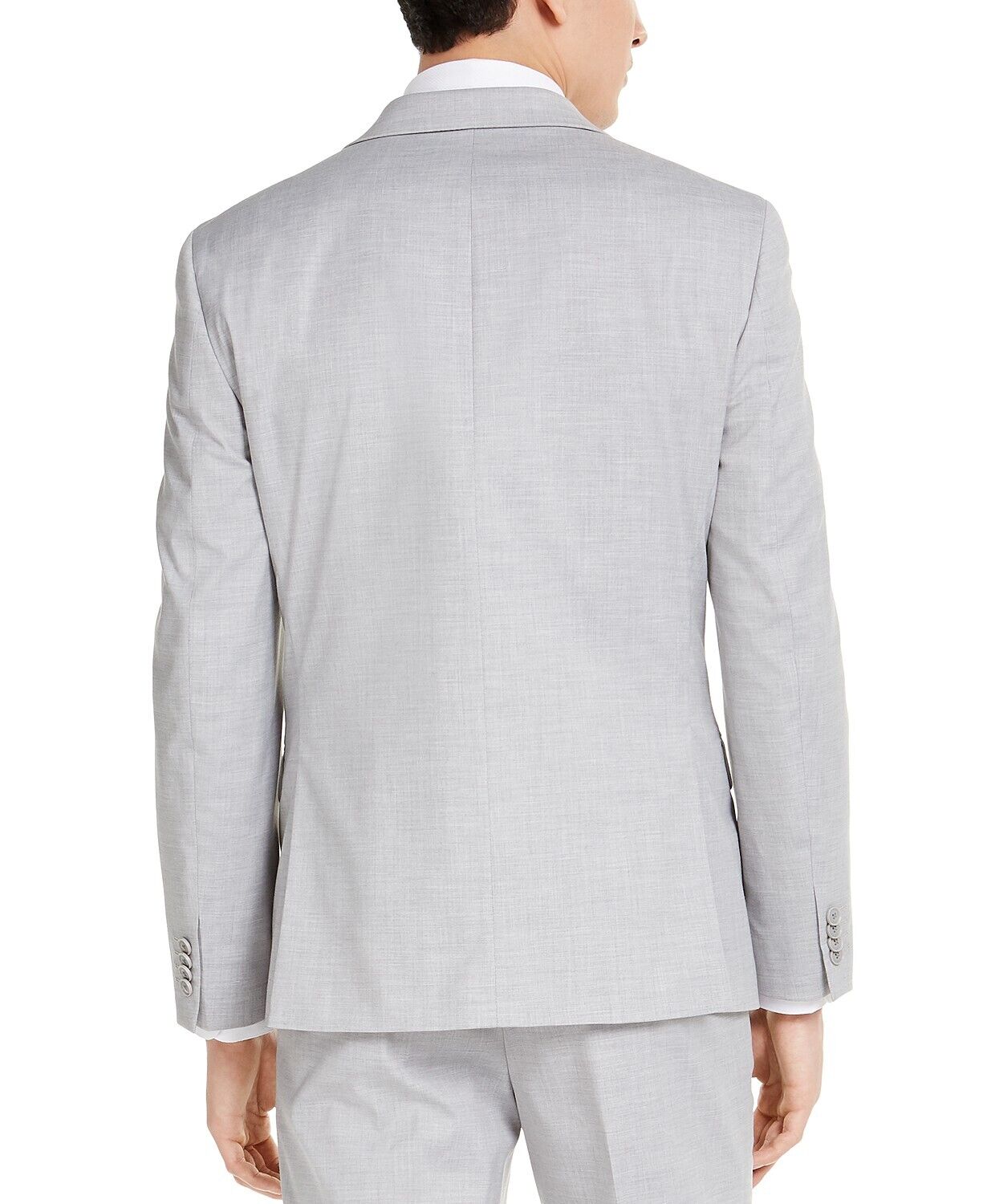 Alfani Men's Slim Fit Stretch Solid Suit Jacket Grey Size 40