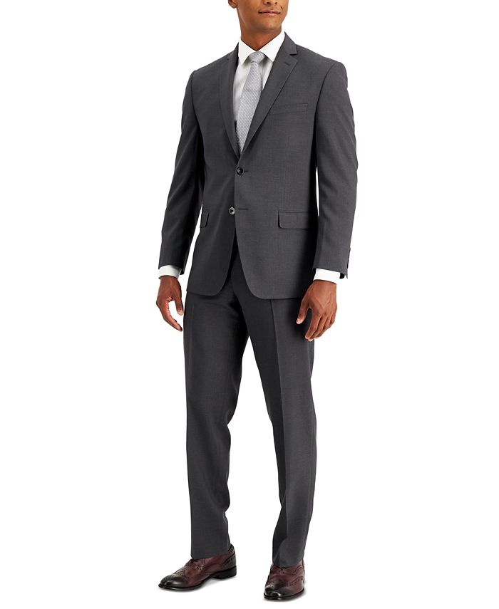 Marc New York Men's Modern Fit Suits Gray Size 44
