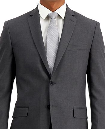 Marc New York Men's Modern Fit Suits Gray Size 44