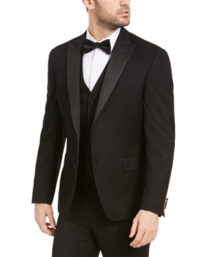 Alfani Men's Slim Fit Tuxedo Jackets Black Size 42