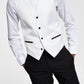 Alfani Men's Slim Fit Stretch Tuxedo Vest White Size Medium