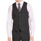 Alfani Men's Slim Fit Stretch Solid Suit Vest Black Size Medium