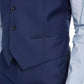 Alfani Men's Slim Fit Stretch Solid Suit Vest Blue Size Medium