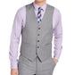 Michael Kors Men's Modern Fit Airsoft Stretch Suit Vest Gray Size XX-Large