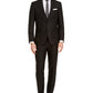 Van Heusen Men's Flex Plain Slim Fit Suits Black Size 38