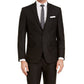 Van Heusen Men's Flex Plain Slim Fit Suits Black Size 38