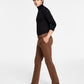 Tommy Hilfiger Men's Modern Fit Th Flex Stretch Comfort Pants Brown Size 44X32