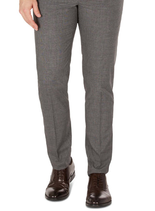Calvin Klein Men's Plaid Skinny Fit Dress Pants Gray Size 32X32