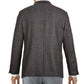 Ralph Lauren Men's Long Plaid Classic Fit Gray Size 44
