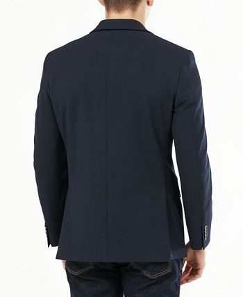 Michael Kors Men's Modern Fit Stretch Solid Blazer Blue Size 38